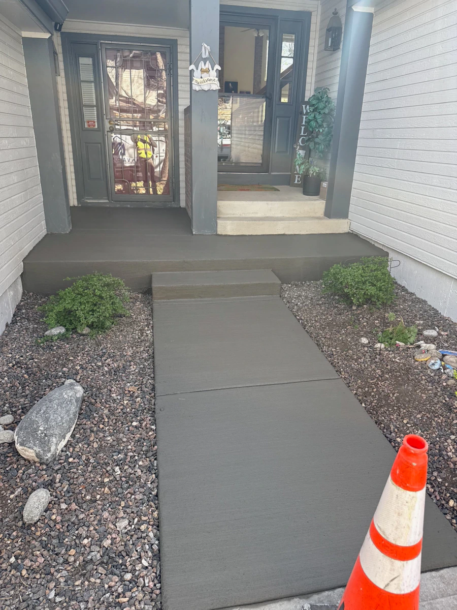 concrete walkway